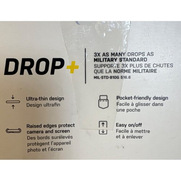 OtterBox Symmetry Series Black Case iPhone 12/12 Pro Drop+ Protection - Picture 4 of 6